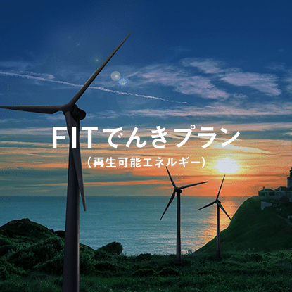 FITでんきプラン(再生可能エネルギー)